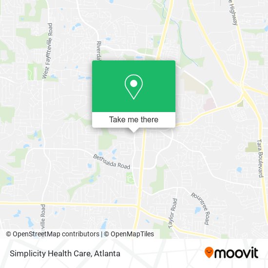 Simplicity Health Care map