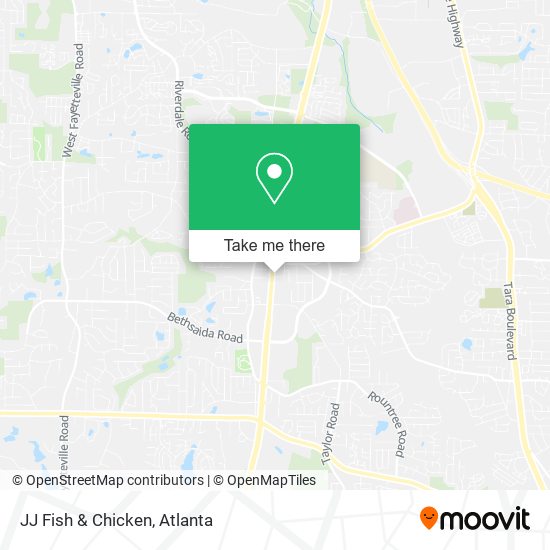 Mapa de JJ Fish & Chicken