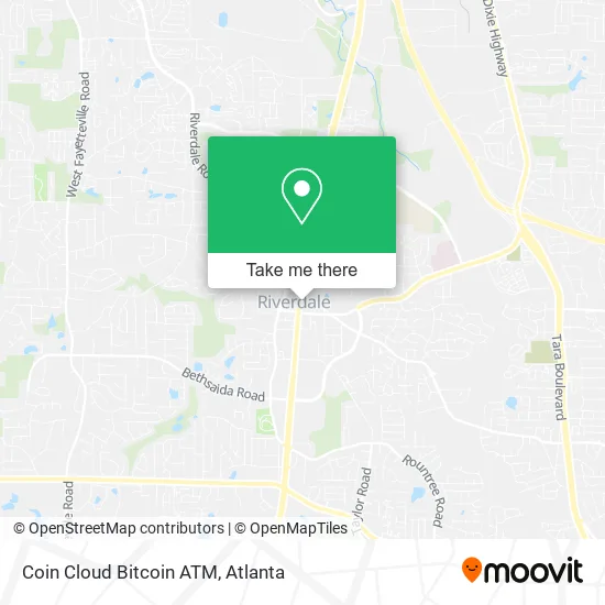 Coin Cloud Bitcoin ATM map
