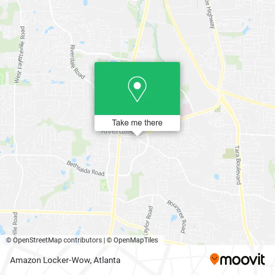 Amazon Locker-Wow map