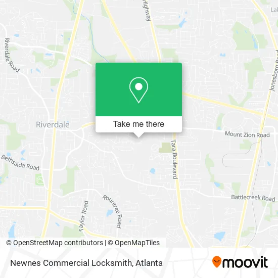 Newnes Commercial Locksmith map