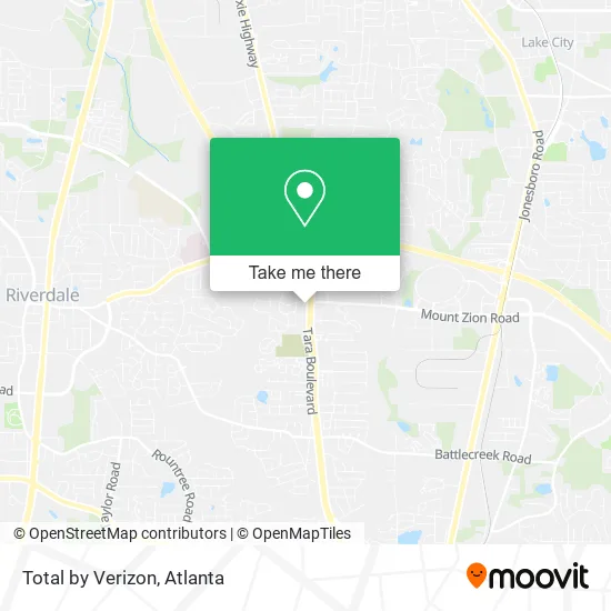 Mapa de Total by Verizon