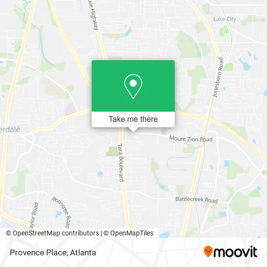 Mapa de Provence Place