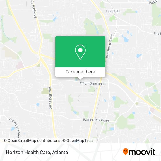 Horizon Health Care map