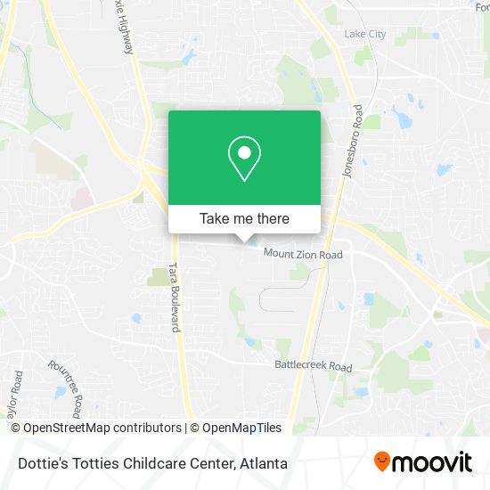 Mapa de Dottie's Totties Childcare Center
