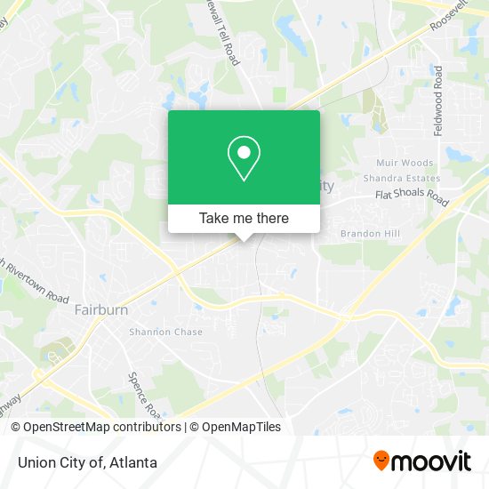 Mapa de Union City of
