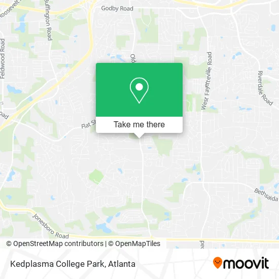 Kedplasma College Park map