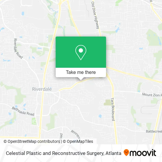 Celestial Plastic and Reconstructive Surgery map