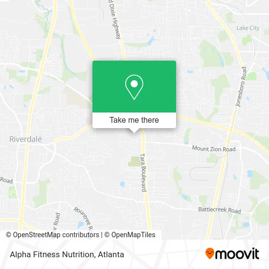 Alpha Fitness Nutrition map
