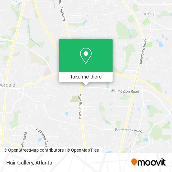 Mapa de Hair Gallery