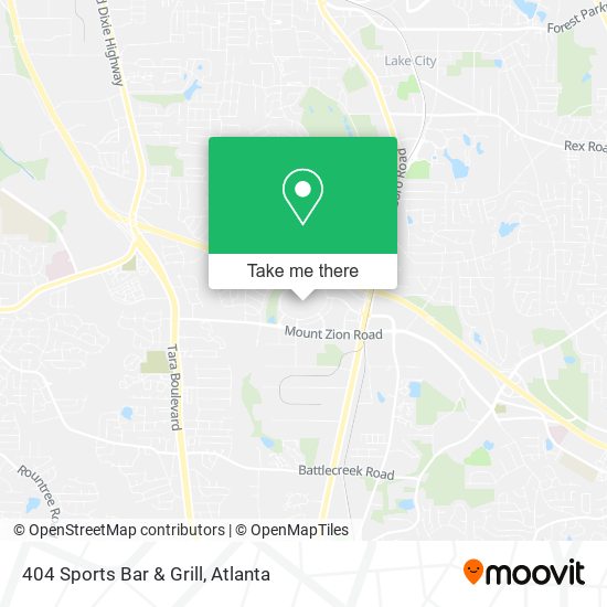 Mapa de 404 Sports Bar & Grill