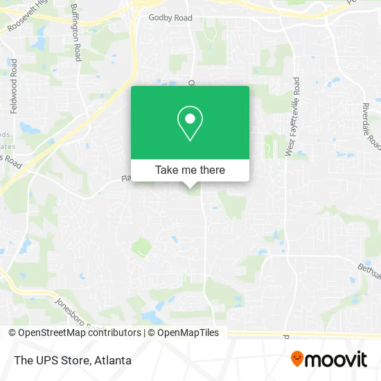 Mapa de The UPS Store