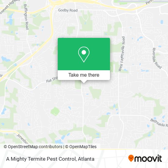 Mapa de A Mighty Termite Pest Control