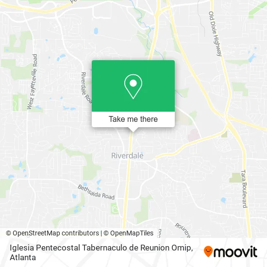 Mapa de Iglesia Pentecostal Tabernaculo de Reunion Omip