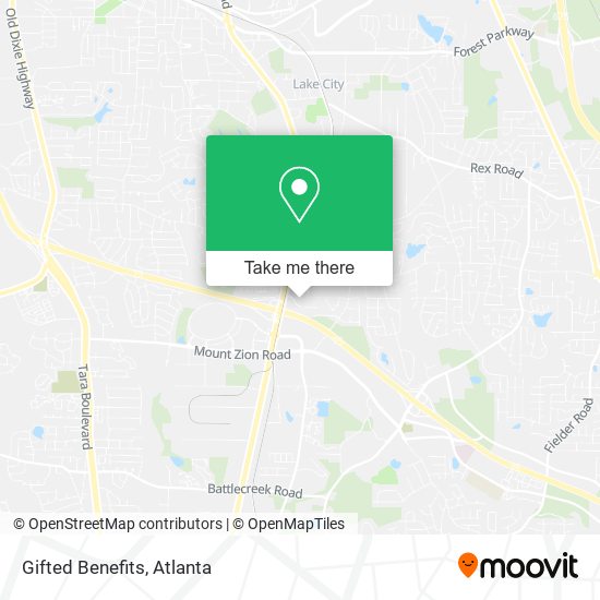 Mapa de Gifted Benefits