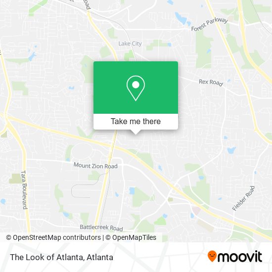 The Look of Atlanta map