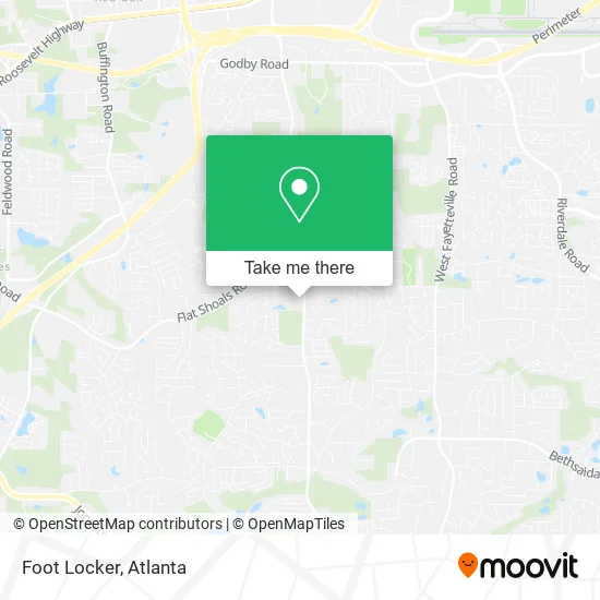 Mapa de Foot Locker
