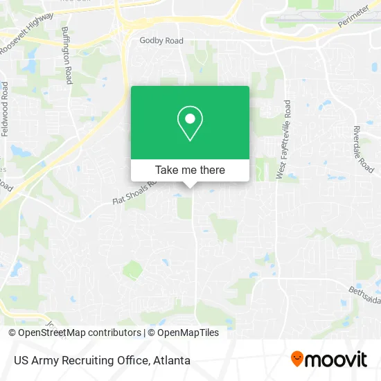 Mapa de US Army Recruiting Office