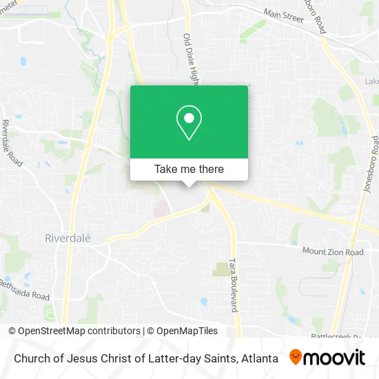 Church of Jesus Christ of Latter-day Saints map