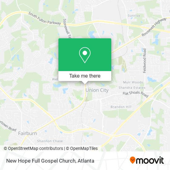 New Hope Full Gospel Church map