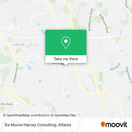 Ba Moore Harvey Consulting map