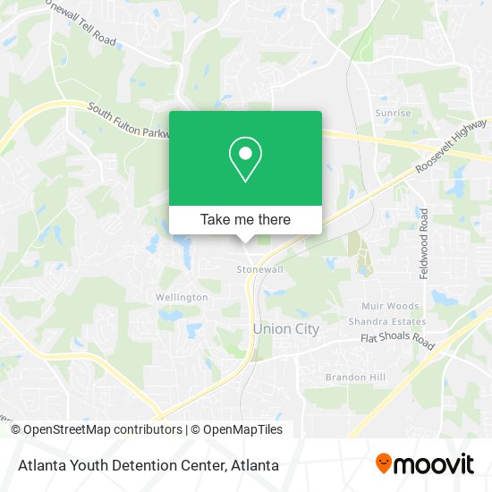 Mapa de Atlanta Youth Detention Center