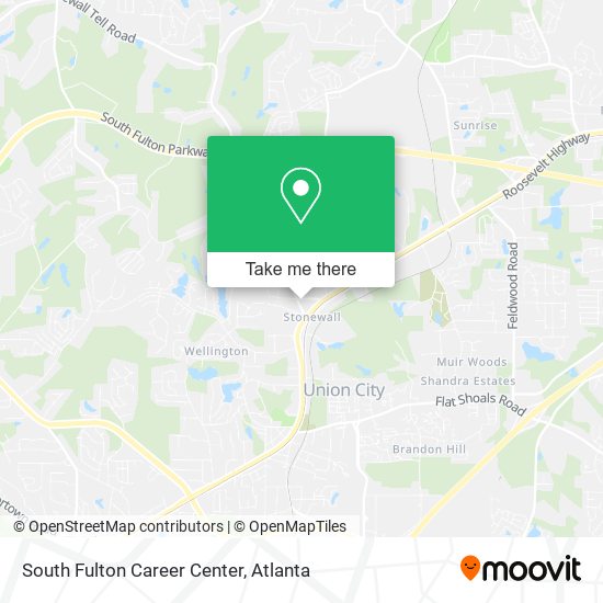 South Fulton Career Center map