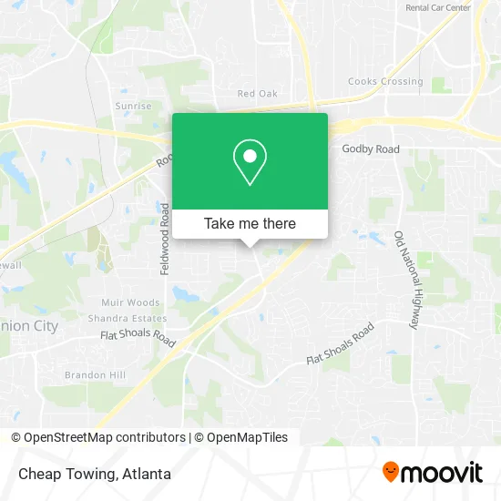 Cheap Towing map
