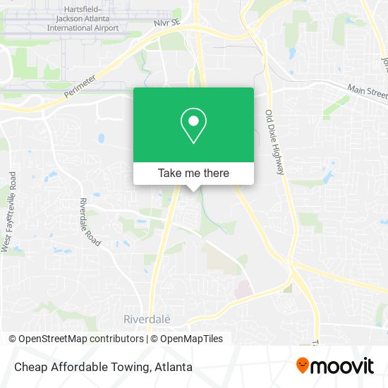 Cheap Affordable Towing map