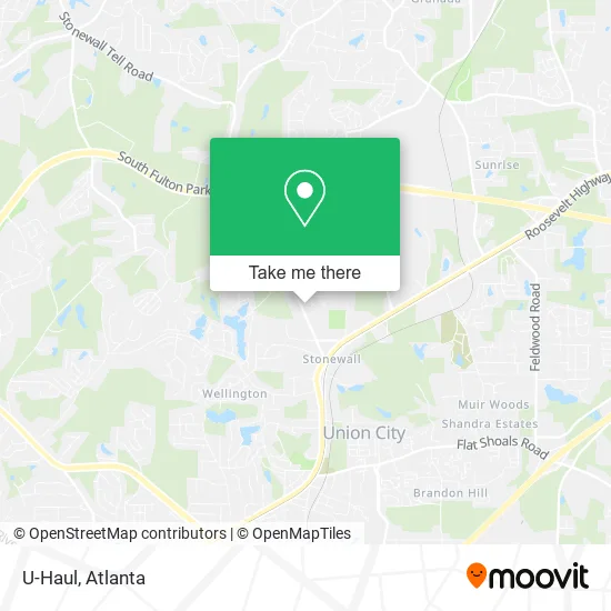 Mapa de U-Haul