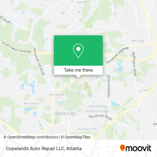 Mapa de Copelands Auto Repair LLC