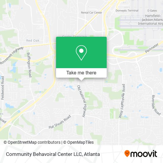 Community Behavoiral Center LLC map