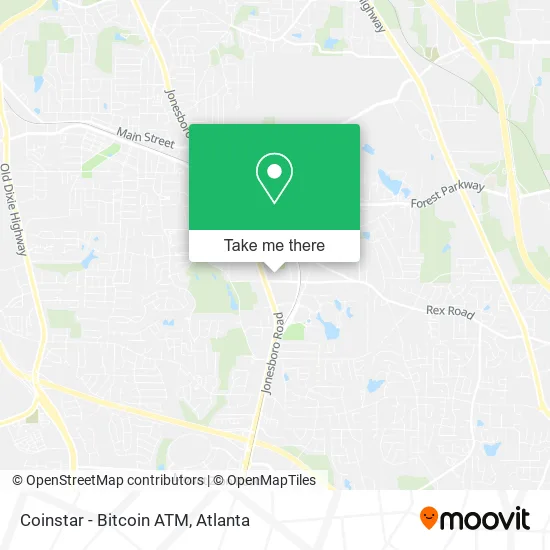 Coinstar - Bitcoin ATM map