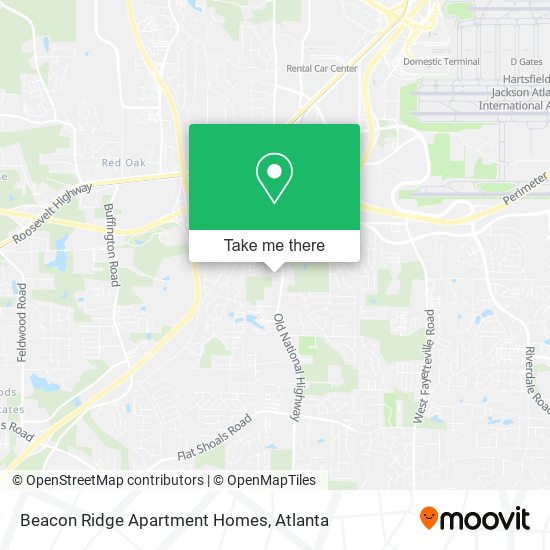 Beacon Ridge Apartment Homes map