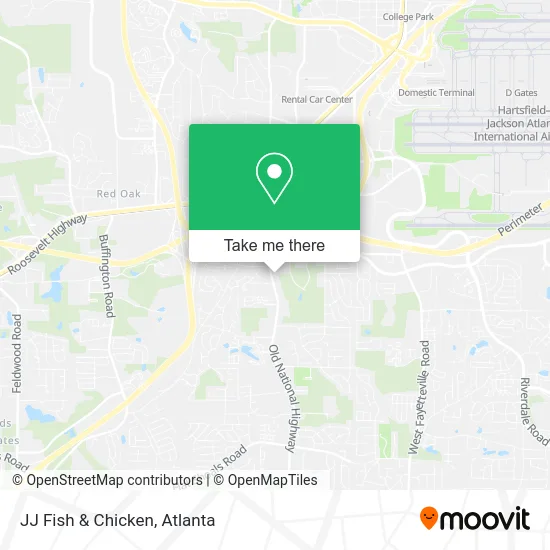 JJ Fish & Chicken map