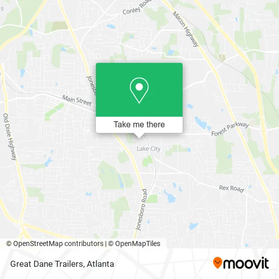 Mapa de Great Dane Trailers