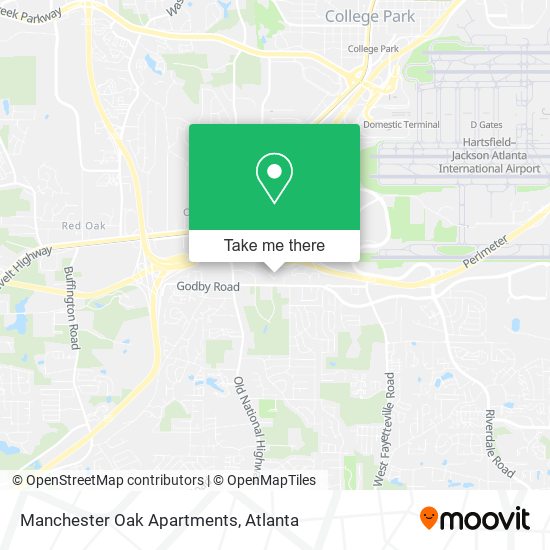 Manchester Oak Apartments map