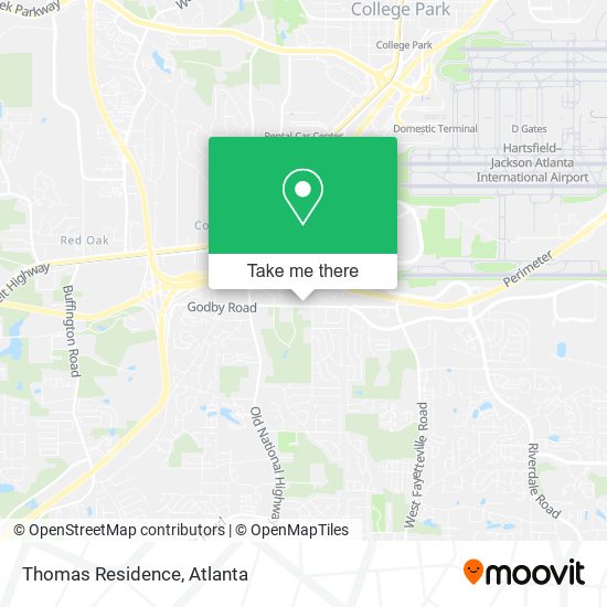 Thomas Residence map