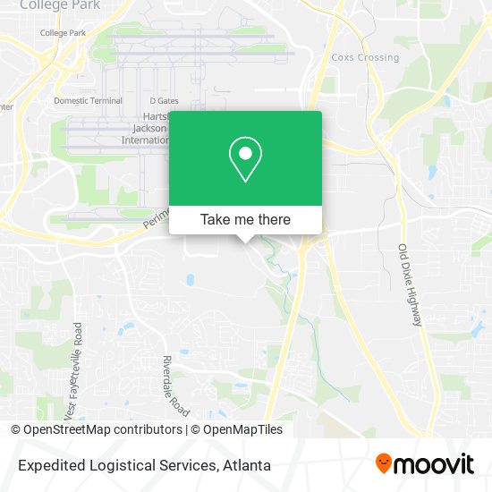 Expedited Logistical Services map
