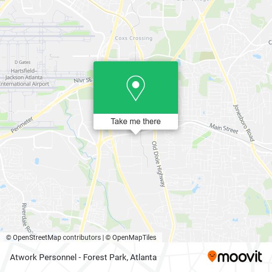 Mapa de Atwork Personnel - Forest Park