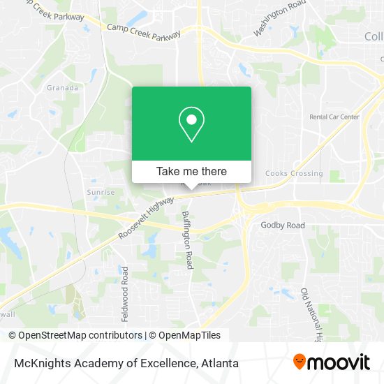 Mapa de McKnights Academy of Excellence