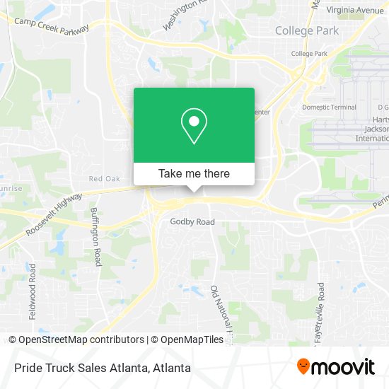 Mapa de Pride Truck Sales Atlanta