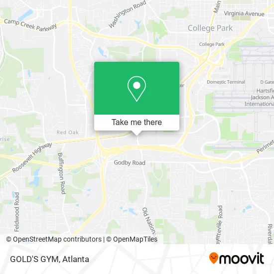 Mapa de GOLD'S GYM