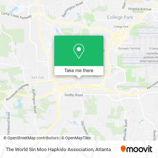 The World Sin Moo Hapkido Association map