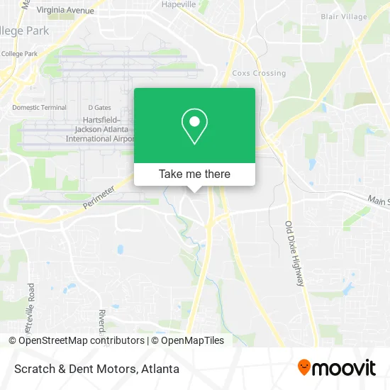 Scratch & Dent Motors map