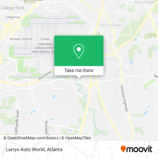 Larrys Auto World map