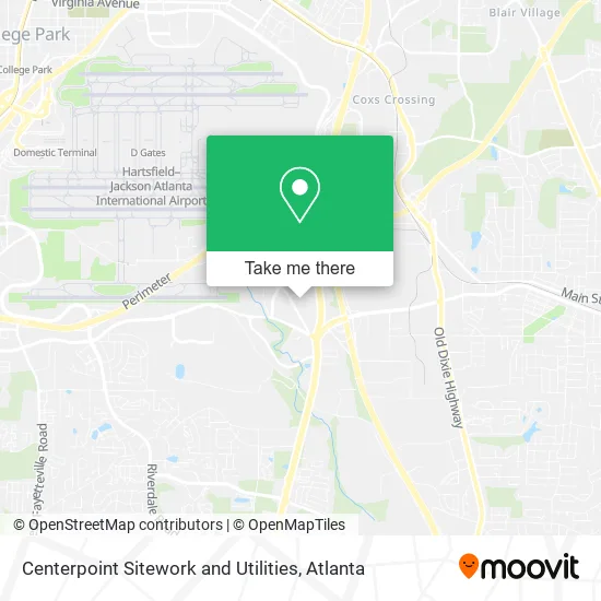 Mapa de Centerpoint Sitework and Utilities