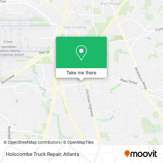 Mapa de Holocombe Truck Repair