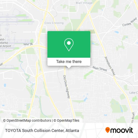 Mapa de TOYOTA South Collision Center