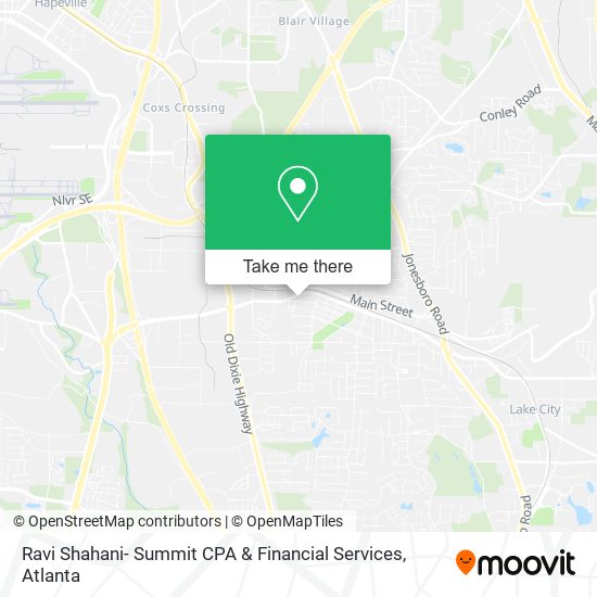 Ravi Shahani- Summit CPA & Financial Services map